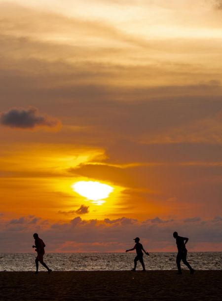 Diversão na praia